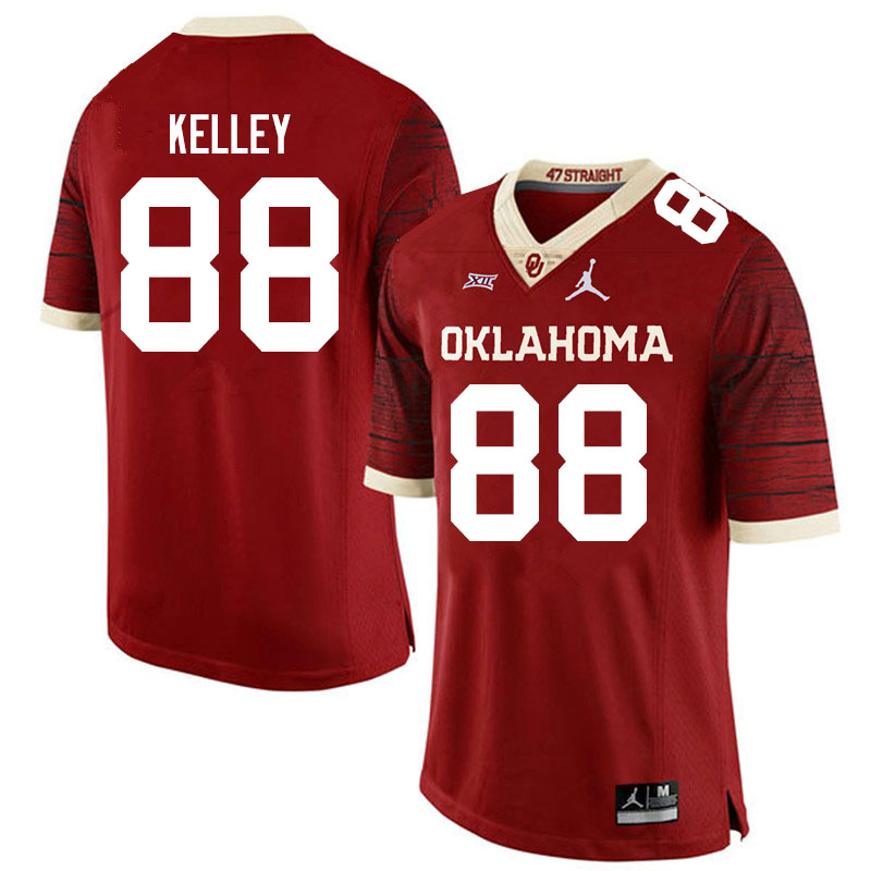Men #88 Jordan Kelley Oklahoma Sooners Jordan Brand Limited College Football Jerseys Sale-Crimson - Click Image to Close